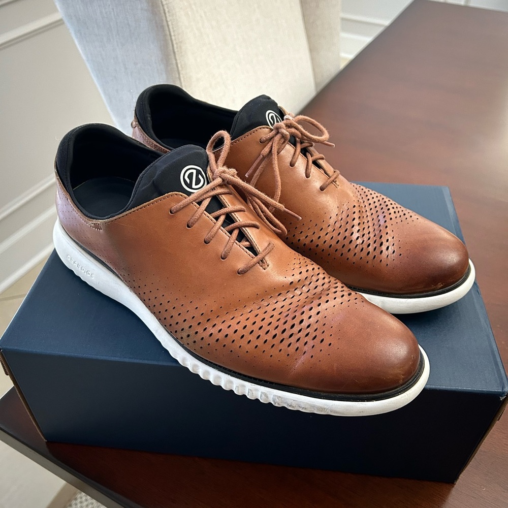 Cole Haan 2 Zeroground LSR Wing Sz 13m Professional Casual Men’s Dress Shoe